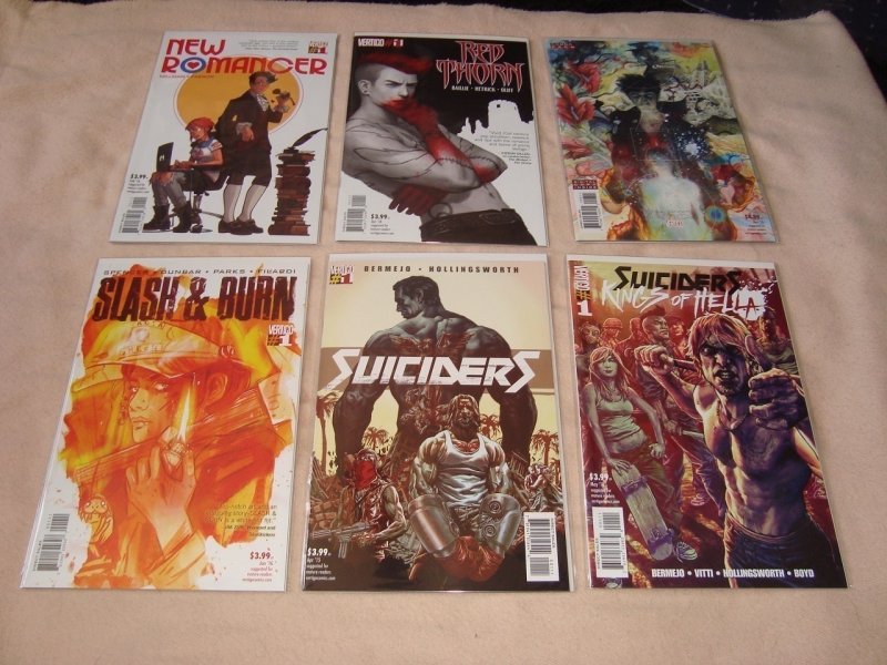 LOT OF 35   DC/VERTIGO -  RED THORN # 1, SURVIVORS CLUB # 1 - FREE SHIPPING