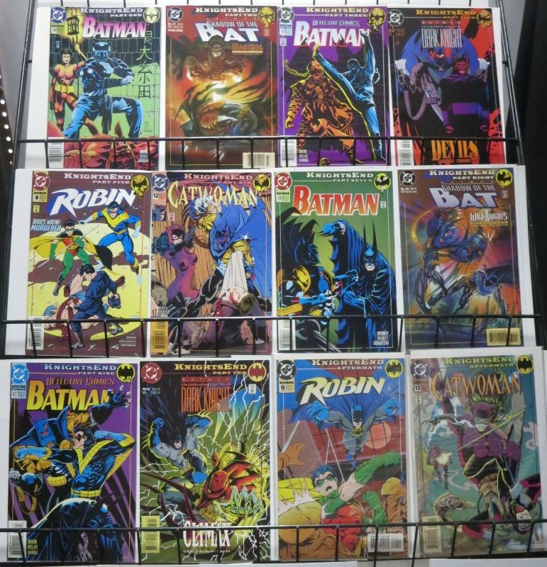 BATMAN: KNIGHTSEND COMPLETE! 13 BOOKS! VF-NM Bruce Wayne takes back the cowl!