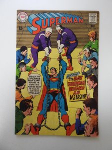 Superman #206 (1968) VG condition moisture damage