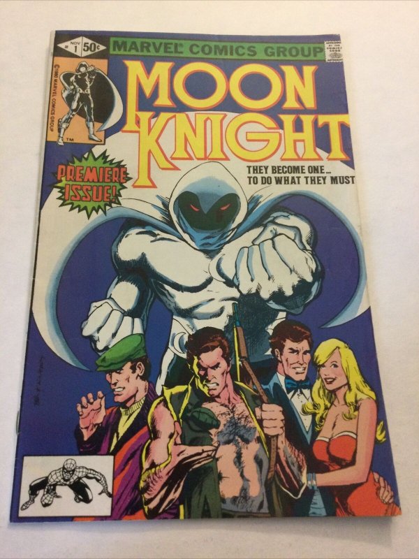 Moon Knight 1 Fn Fine 6.0 Marvel Comics