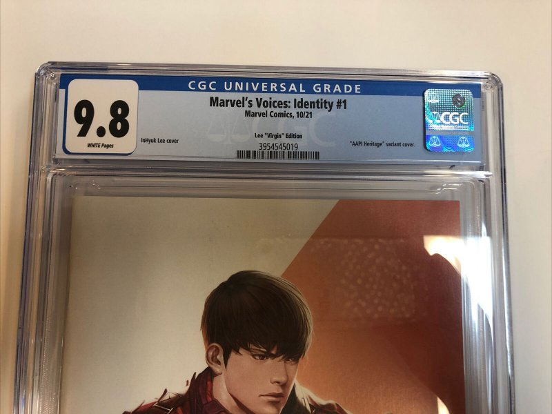 Marvel's Voices Identity (2021) # 1 (CGC 9.8) Lee Inhyuk Virgin | Census=4