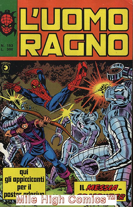 SPIDER-MAN ITALIAN (L'UOMO RAGNO) (1970 Series) #153 Fine Comics Book