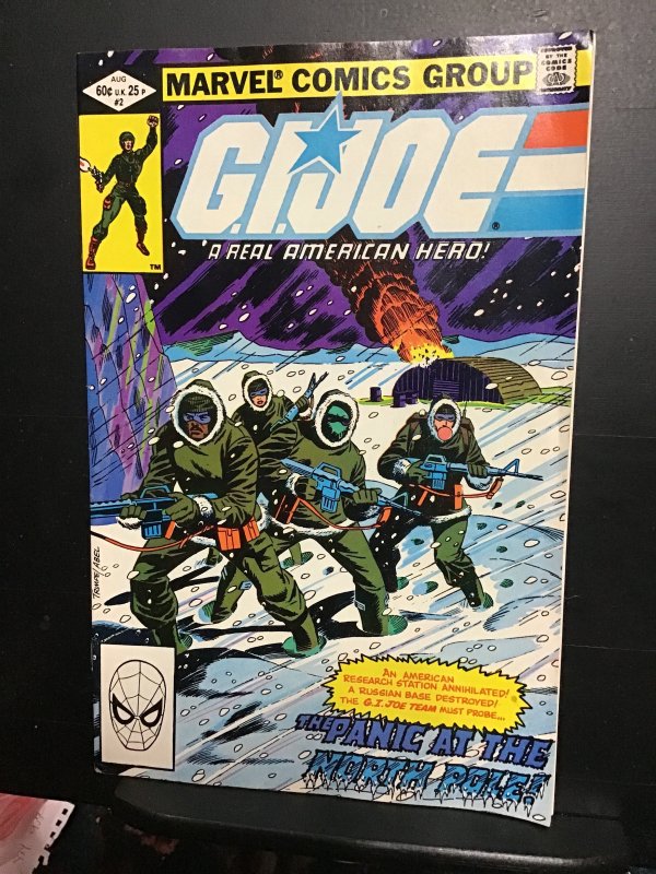 G.I. Joe: A Real American Hero #2  (1982) high-grade second issue, go Joe! VF/NM