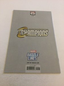 Champions 5 LGY 32 Battle Lines Variant Nm Near Mint Marvel Comics