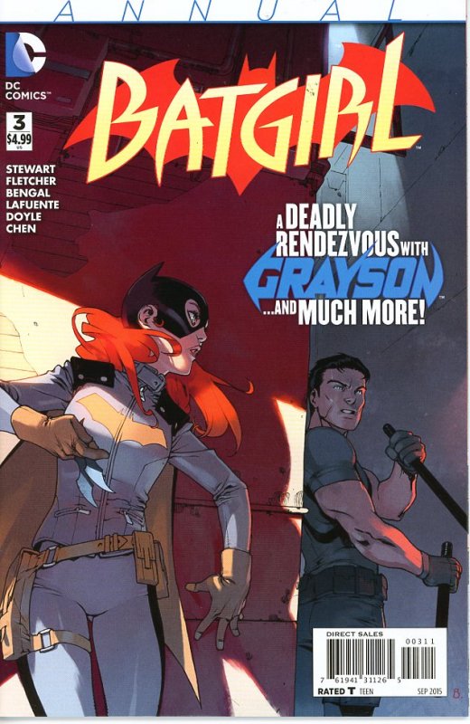 Batgirl Annual 3  9.0 (our highest grade)  2015  Grayson!