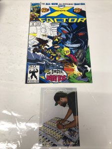 X-Factor (1992) # 75 (VF/NM) Variant Signed Larry Stroman  • Marvel Comics • COA