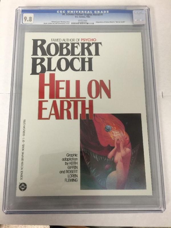 DC Science Fiction Graphic Novel 1 Hell On Earth Cgc 9.8 Perfect Condition