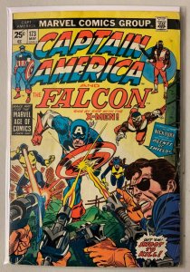 Captain America #173 Marvel 1st Series (3.5 VG-) X-Men appearance (1974)