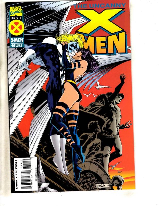 10 Uncanny X-Men Marvel Comic Books #319 320 321 322 323 324 325 326 327 328 DB9