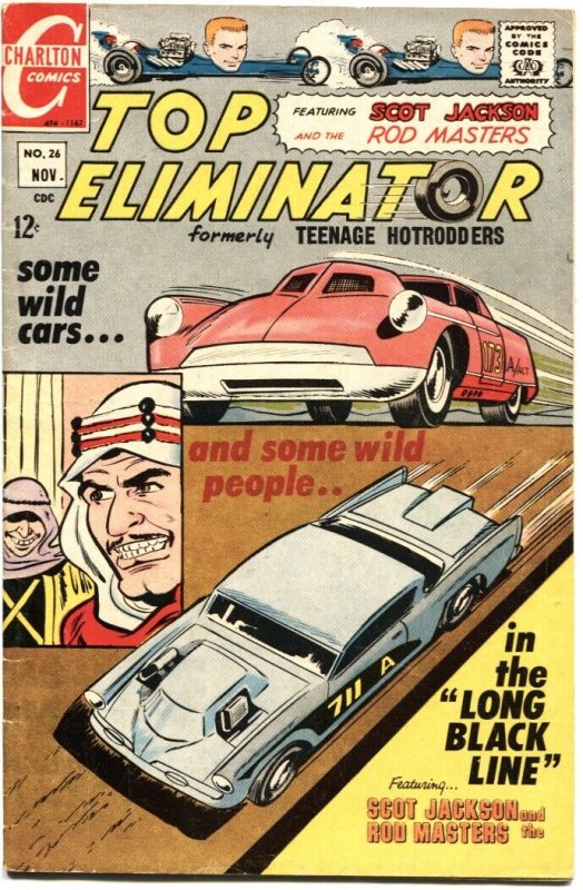 TOP ELIMINATOR #26-1967-BONNEVILLE SALT FLATS RACE STORY-CHARLTON PUBS