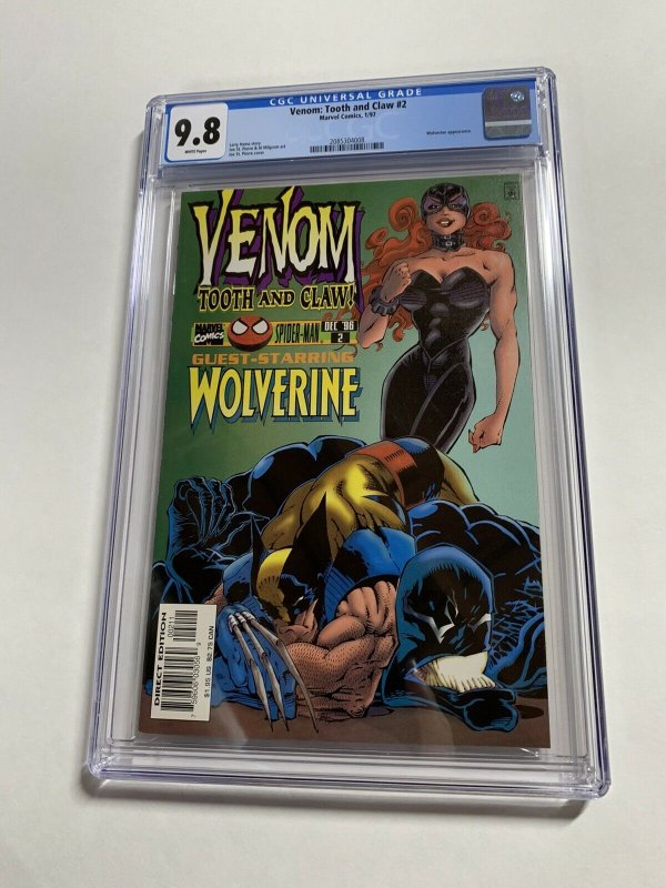 Venom Tooth And Claw 2 Cgc 9.8 Marvel Wolverine