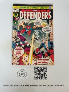 The Defenders # 8 VG/FN Marvel Comic Book Hulk Dr. Strange Sub-Mariner 2 J225