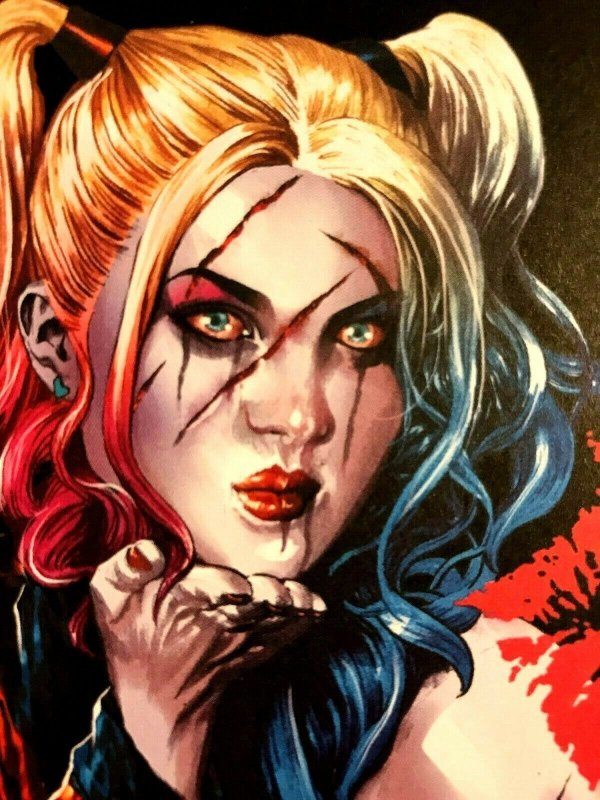 DCEASED #1 MICO SUAYAN UNKNOWN COMIC VIRGIN COVER HARLEY QUINN LTD 400 NM+ 