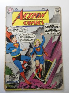 Action Comics #252 (1959) FR Condition See desc 1st Appearance of Supergirl!
