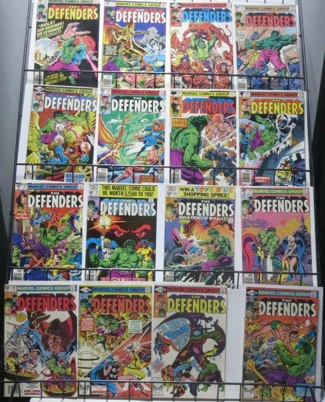 THE DEFENDERS (Marvel,1972) #30-152 MEGA-SET! Steve Gerber, Keith Giffen, HULK