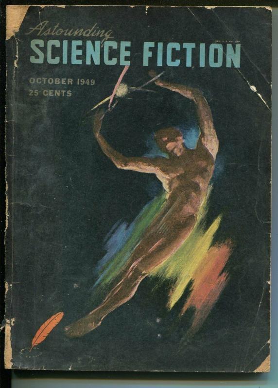 Astounding Science Fiction 10/1949-Street & Smith-L Ron Hubbard-pulp-P/FR