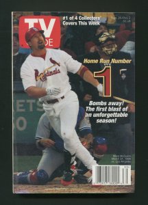 Mark McGwire / Commemorative TV Guide Set / 1998