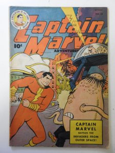 Captain Marvel Adventures #65 (1946) GD+ Condition centerfold detached