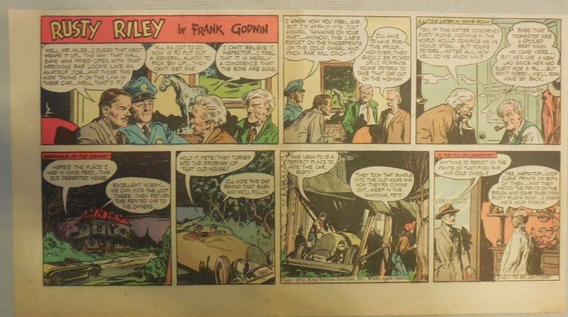 (52) Rusty Riley by Frank Godwin from 1952 Complete Year!