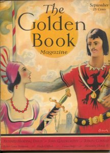 Golden Book 9/1930-Bedsheet format pulp magazine-W. Stuart Leech-Victor Hugo-...