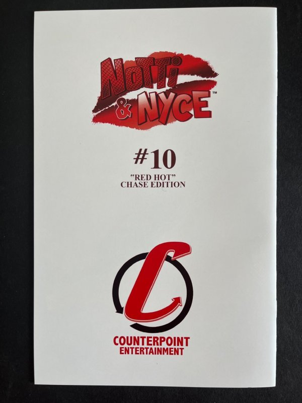 Counterpoint Notti & Nyce SDCC 10 Eric Basaldua Red Hot CHASE Ltd Ed  16/25 NM+ | Comic Books - Modern Age, Adult
