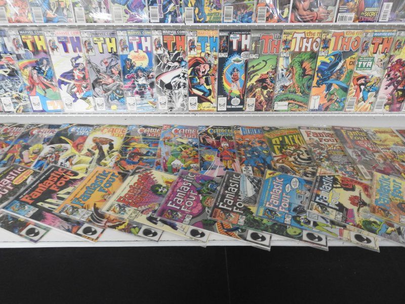 Huge Lot 140+ Comics W/ Thor, Fantastic Four, Machine Man+ Avg VF- Condition!