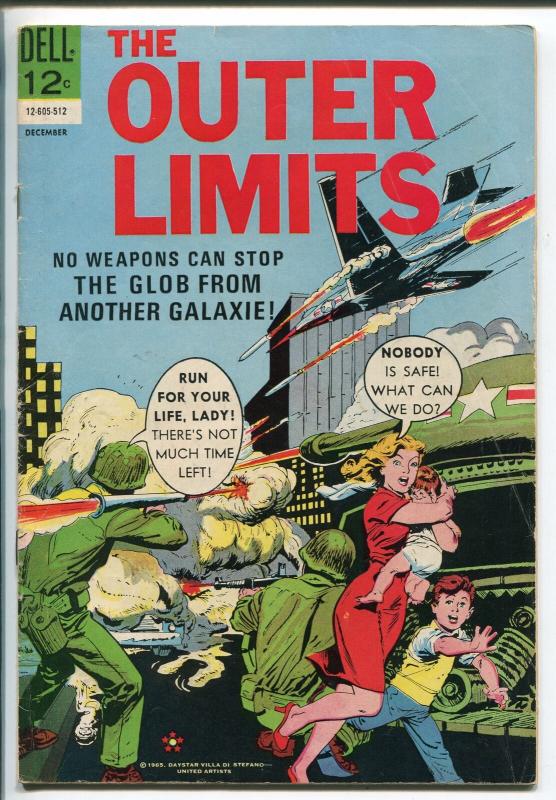 THE OUTER LIMITS #8 1963-DELL-THE BLOB-HORROR-SCI-FI-vg