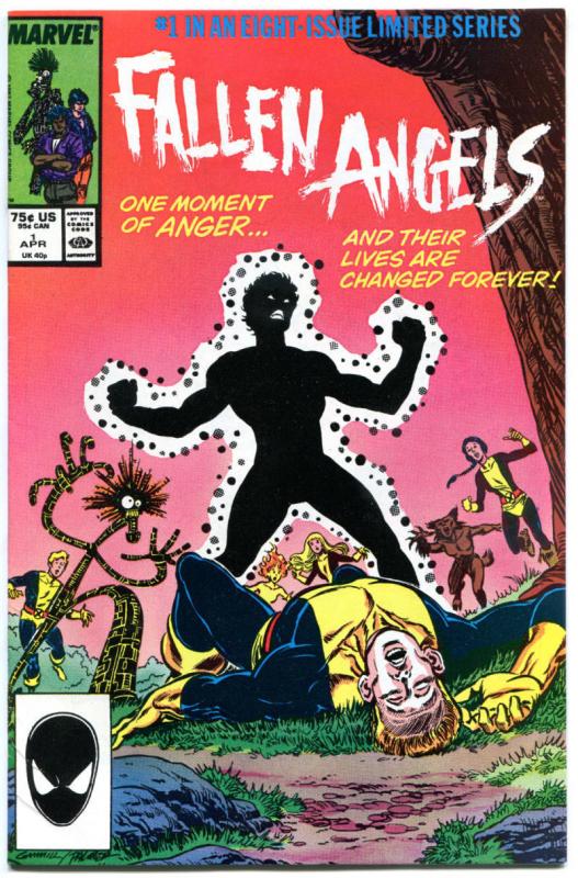 FALLEN ANGELS #1 2 3 4 5 6 7 8, VF/NM, X-men, 1987, New Mutants, 1-8