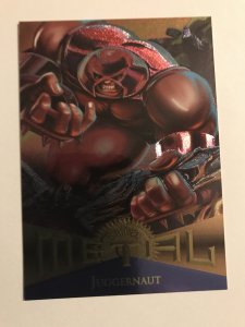 JUGGERNAUT #99 card : Marvel Metal 1995 Fleer Chromium; NM/M X-men, base