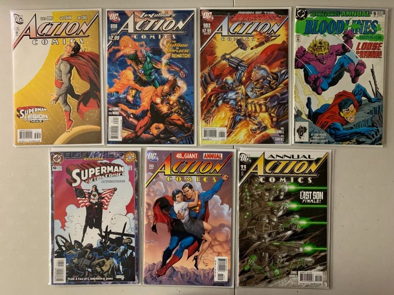 Action Comics high-number comics lot #646-903 + 4 annuals 39 diff (1989-2011)
