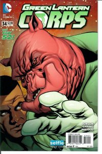 DC Comics! It's The Green Lantern Corps! Issue #34! Variant Cover!