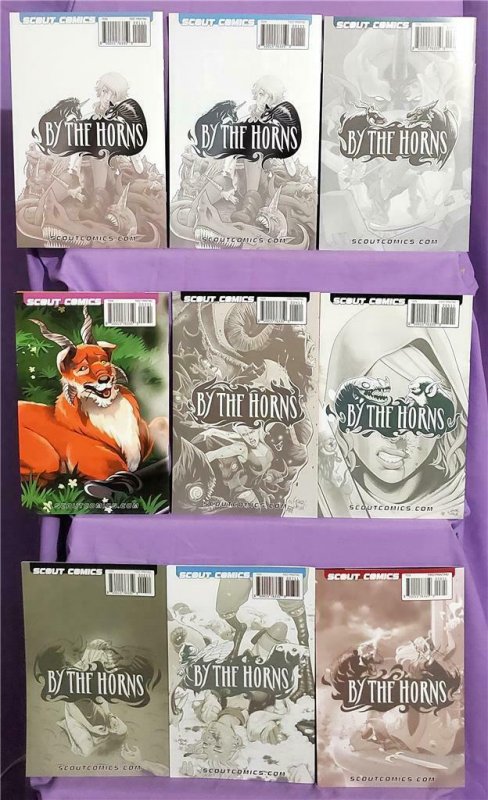 BY THE HORNS #1 - 8 with Regular and Variant Covers (Scout, 2021)! 850015763359