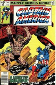 Captain America (1968 series) #244, Fine+ (Stock photo)