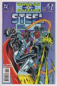 Steel #6 Worlds Collide Pt 5 (DC, 1994) VG