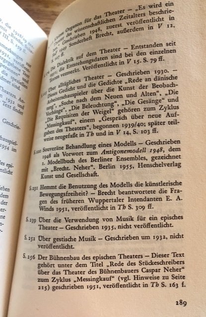 Bertolt Brecht,on theater,1973