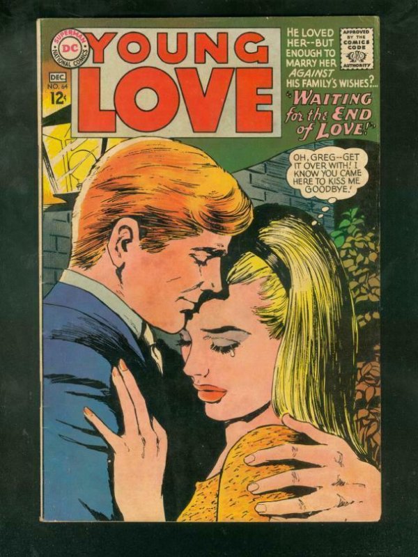 YOUNG LOVE #64 1967-DC ROMANCE- FN