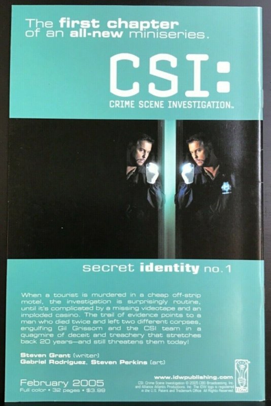 ERIC RED'S CONTAINMENT #2 - IDW PUBLISHING - FEBRUARY 2005