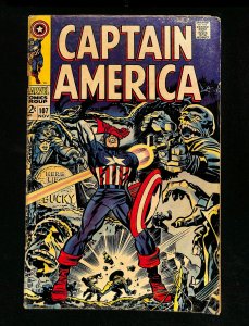 Captain America #107 1st Doctor Faustus Red Skull Cover!