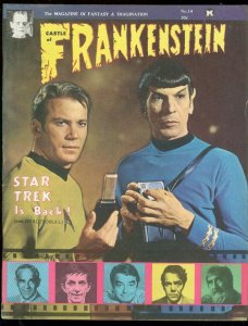 MAG: CASTLE OF FRANKENSTEIN #14 1969-STAR TREK-KARLOFF-Brunner FN