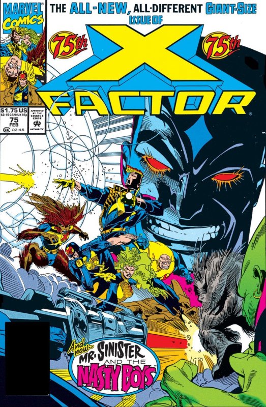 X-FACTOR #75 (1992) AL MILGROM | DIRECT EDITION