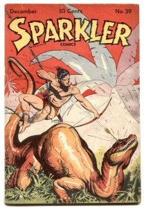 Sparkler #39 1944-Tarzan by Hogarth- Sparkman G+