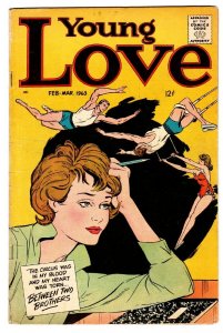 YOUNG LOVE v.6 #5 1963-CLINT EASTWOOD-TRAPEZE COVER-ROMANCE