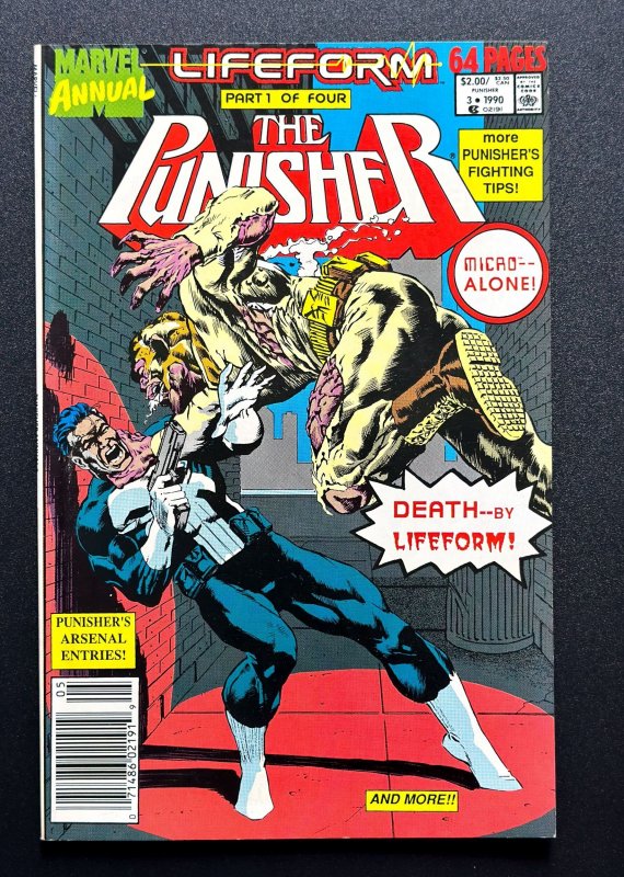 The Punisher Annual #3 Newsstand Edition (1990)