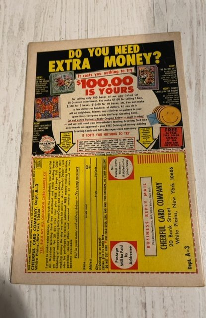 The Amazing Spider-Man #106 (1972)squash goes the spider foxing/ brownign