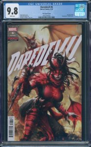 Daredevil #6 CGC 9.8 Kendrick Lim Demonized Elektra Variant Marvel 2022