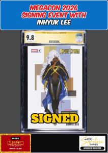 ROGUE STORM #2 CGC SS 9.8 INHYUK LEE SIGNED MEGACON PRESALE