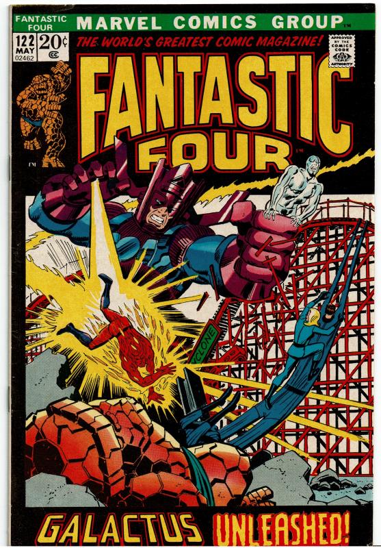 Fantastic Four #122, 6.0 or Better *KEY* Silver Surfer vs. Galactus