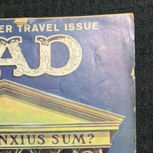 1961 MAD Magazine #65 VG+ 4.5 Summer Travel Issue / Fisherman Collection