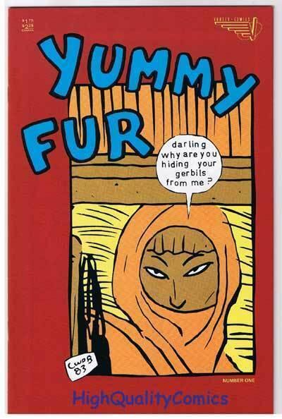 YUMMY FUR #1, VG+, Chester Brown, Indy, Vortex, 1986, more indies in store