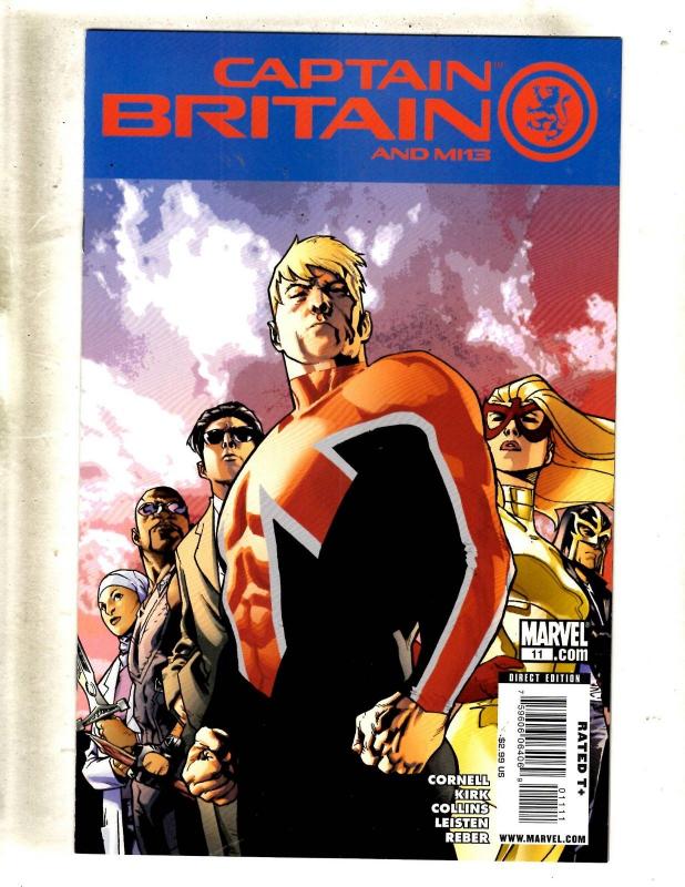 16 Captain Britain & MI13 Comics # 1 2 3 4 5 6 7 8 9 10 11 12 13 14 15 1 AN CJ13